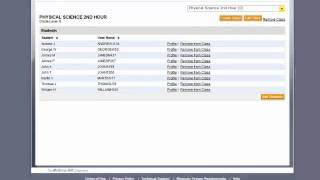 ConnectEd Creating Classes and Adding Students