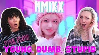 COUPLES FIRST TIME REACTING TO NMIXX "Young, Dumb, Stupid" M/V