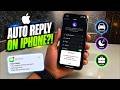 Automatically Reply to Calls & Messages on iPhone | Focus Mode Tutorial