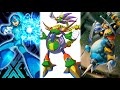 The Mega Man X3 Maverick Double Team vs X | Ultimate Buster Double Kill