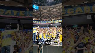 הכל בשביל מכבי - ארגון האוהדים בחצי גמר הגביע