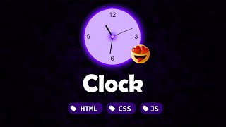 ASMR Programming - Analog Clock with HTML CSS and JavaScript | Step-by-Step Tutorial