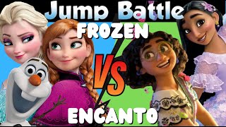 Frozen vs Encanto Freeze Dance Jump Battle | Brain Break | Just Dance