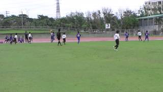 全日沖縄市地区予選　2次リーグ　FC宮里　ｖｓ　久保田FC　前半