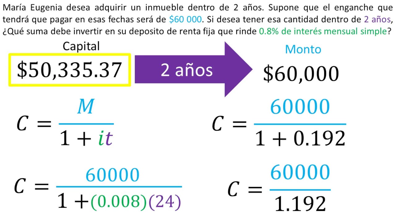 Guia 1 Calculo De Interes Simple