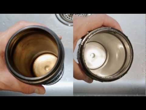 Bottle Bright - Cleaning a Travel Mug Bottle Bright - Cleaning a Travel Mug