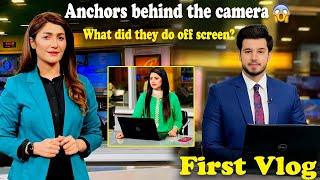 Life of a News Anchor | Behind the Camera | Daily Vlog | Hamza ki Life￼ | 26 March 2023