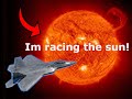 I tried racing the sun !