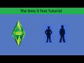 The Sims 3 Text Tutorial: Life stage: Young Adult & Adult