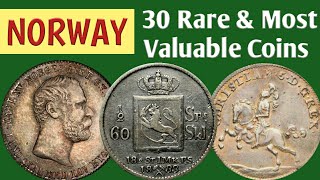 Norway Most Valuable Coins | 30 Rare Norwegian Coins Worth Money