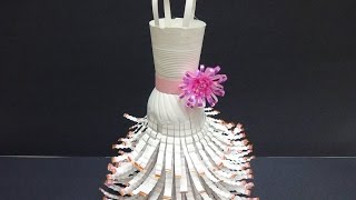 Recycled Craft Ideas: DIY Wedding Dress out of Plastic Bottles | Recycled Bottles Crafts