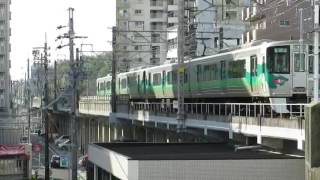 愛環鉄道2000系新豊田駅発車