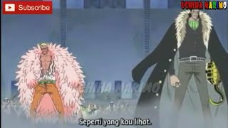 Momen Crocodile vs Doflamingo full fight - One Piece Sub Indo