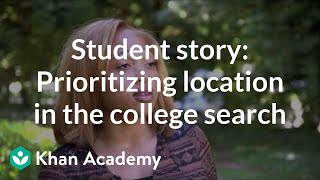 Student story: Prioritizing location in the college search