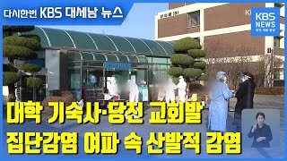 대학 기숙사·당진 교회발 집단감염 여파 속 산발적 감염