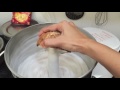 How to grate coconut in the wet grinder