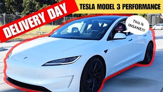 DELIVERY DAY & MY FIRST 100 MILES | 2024 TESLA MODEL 3 PERFORMANCE