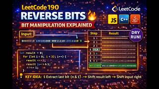 LeetCode 190 | Reverse Bits 🔥 Bit Manipulation Explained