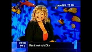 ČT1 - reklamy, upoutávky - 21.10.2000