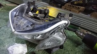 Cara memasang  ALIS LAMPU AEROX 155 tanpa menggunakan LEM