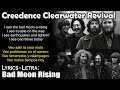 Creedence Clearwater Revival - Bad Moon Rising (Lyrics Spanish-English) (Español-Inglés)