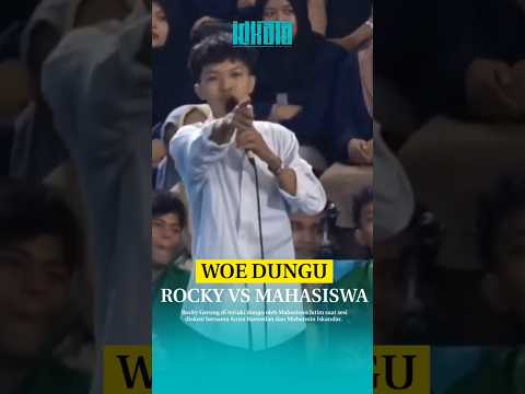 Rocky Gerung Disebut Dungu Oleh Mahasiswa #rockygerung - YouTube