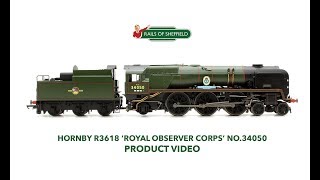 Hornby R3618 Royal Observer Corps No 34050 Rebuilt Battle of Britain