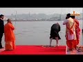 pm modi performs aarti at triveni sangam in prayagraj mahakumbh mela 2025 news9