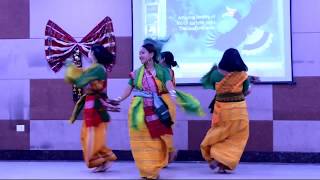 Bardwi Sikhla | by non Bodo’s | at Rajdhani College | Delhi university | Bodo Traditional Dance |