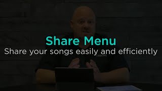 Share Your Songs Easily and Efficiently with our New Share Menu