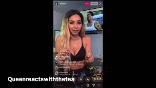 Ally Lotti crying about Juice Wrld passing away in her arms instagram live|