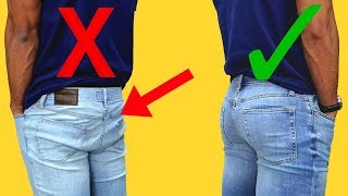 How Jeans Should Properly Fit | AVOID Looking Like A Sauasage