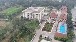 Birds eye view of Kuakata \u0026 Sikder resort