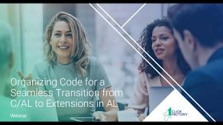 How to Organize Code for a Seamless Transition from C/AL to Extensions in AL