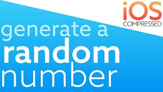 How to generate a random number! iOS Swift 4.2