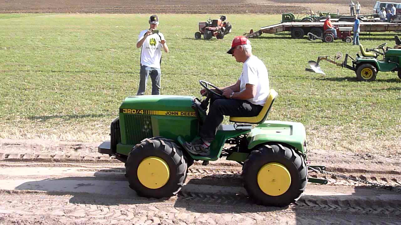 John Deere Tractor Plowing