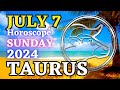 Taurus ♉ 🌠𝐄𝐱𝐩𝐞𝐜𝐭 𝐓𝐡𝐞 𝐔𝐧𝐞𝐱𝐩𝐞𝐜𝐭𝐞𝐝🤩 Horoscope For Today July 7, 2024 | Tarot