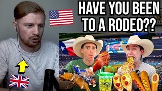 Reaction To Brits try everything at the Texas Rodeo!