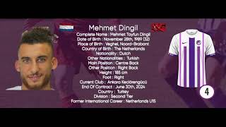 Mehmet Dingil | Centre Back 89'