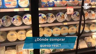 Cómo distinguir el queso real de los \