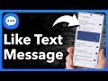 How To Like A Message On Android