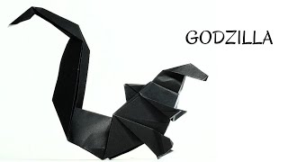 How to fold Godzilla with origami. Dragon cool cute easy tutorial  Ver.20