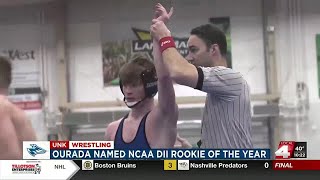 UNK wrestling's Zach Ourada named NCAA DII Rookie of the Year