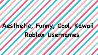 roblox good usernames for boys