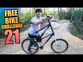 THE FREE BIKE CHALLENGE - PART 21 - TALL BIKE TRAIL RIDING