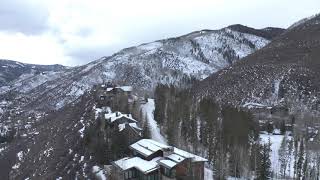 4k Aerial Footage of Vail, Colorado