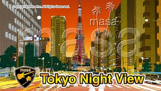 【4K】東京タワー 東京夜景 散歩 2020