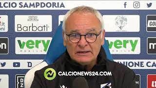 Ranieri pre Sampdoria-Verona: “Rinnovo? Ecco quando incontrerò Ferrero”