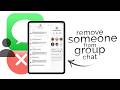 How to Remove Someone from a Group Chat on iPad (tutorial)