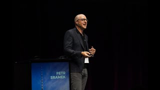 Petr Sramek presents at the Rejuvenation Startup Summit 2024